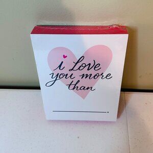 Valentines Day I LOVE YOU MORE THAN (add your own message) Valentine decoration